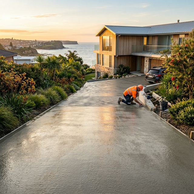 7 Types of Concrete Finishes for Driveway Upgrades — Aussie All-Stars ...